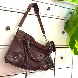 Balenciaga | Classic City Bag | Brown Moto